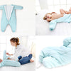 RESTCLOUD Saco de dormir para bebé con pies, 2,5 TOG (2T-4T año, grande) azul