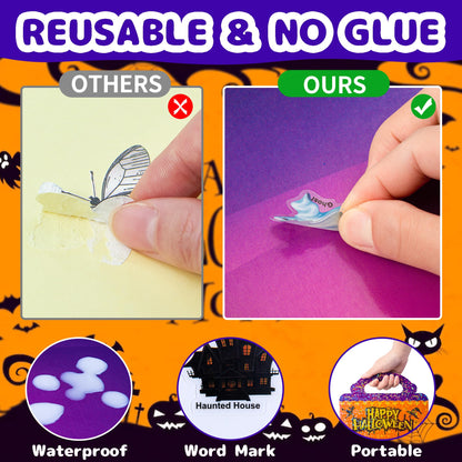 Libro de pegatinas de Halloween para niños pequeños