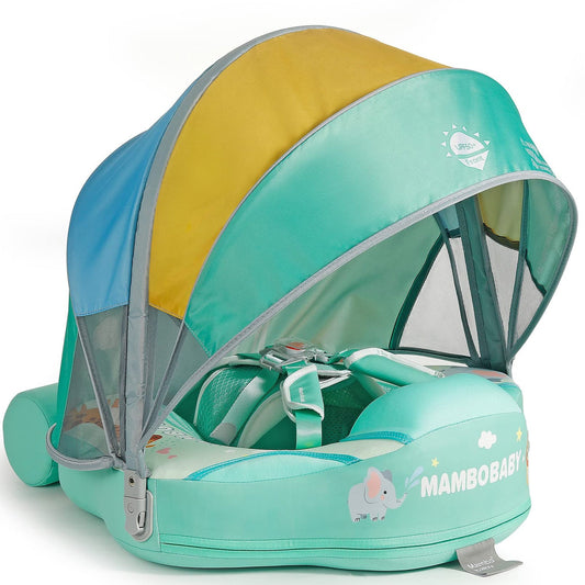 Mambobaby Flotador para bebé con protección solar, 3-24 meses