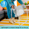 Bright Starts Columpio de bebé automático portátil de 6 velocidades con velocidad adaptable