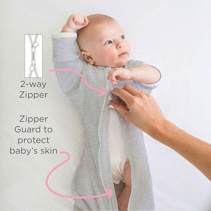 SwaddleDesigns - Saco de transición para envolver con mangas, 3-6 meses