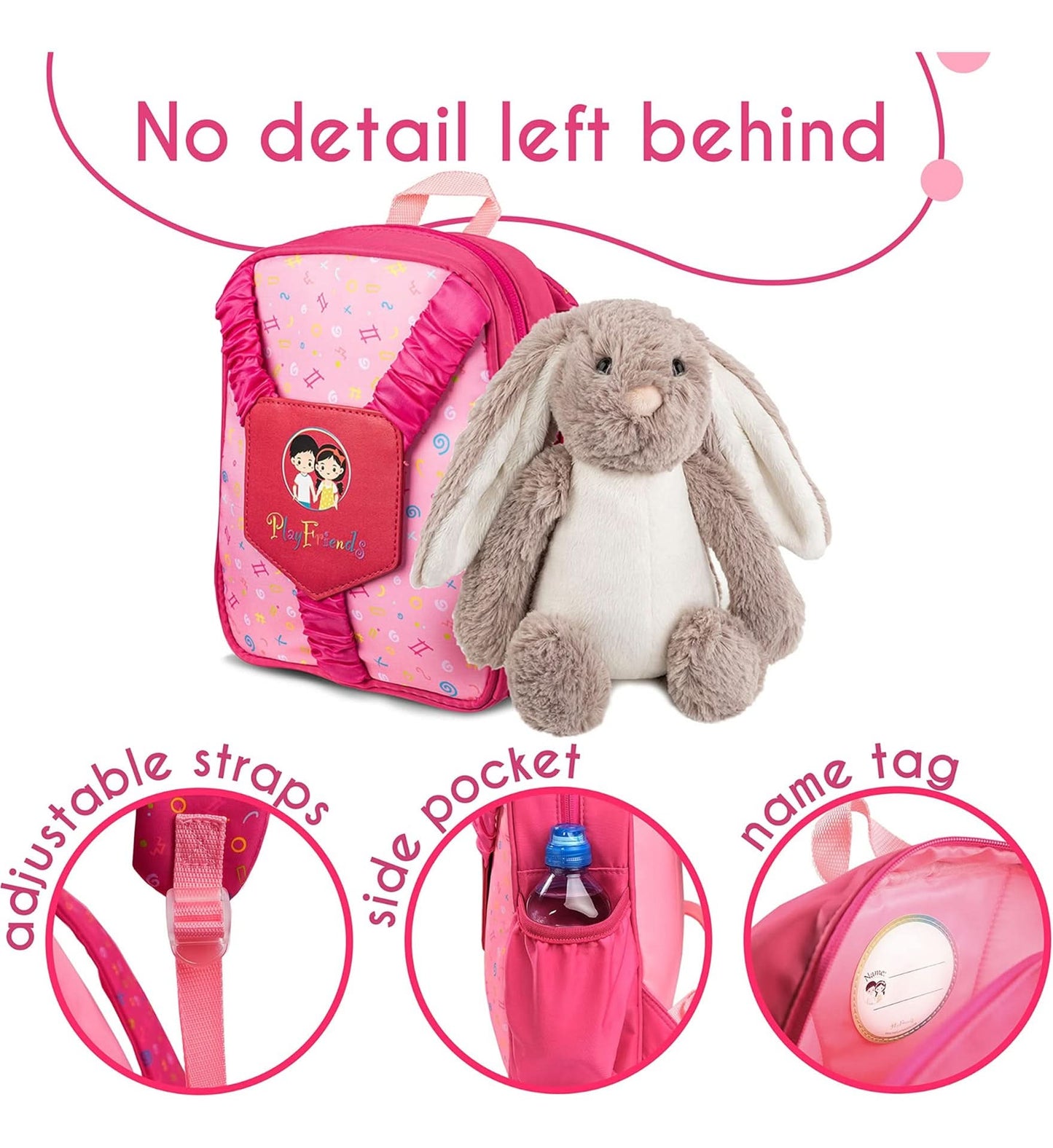 Play Friends Playfriends mochila con peluche