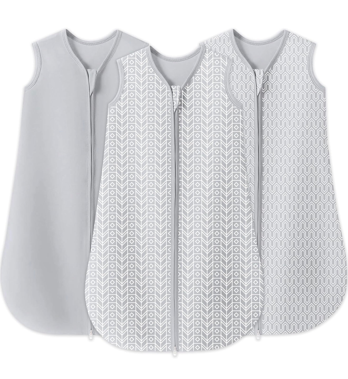 Paquete de 3 sacos de 0-6 meses para bebé SWEET DOLPHIN - 100% algodón, TOG 0.5