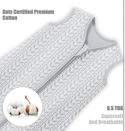 Paquete de 3 sacos de 0-6 meses para bebé SWEET DOLPHIN - 100% algodón, TOG 0.5