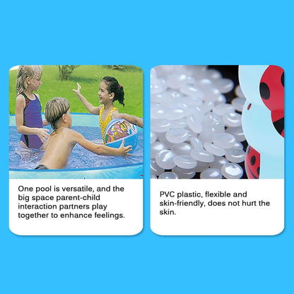 Piscina infantil, piscina azul profundo para niños, 152cm x25cm