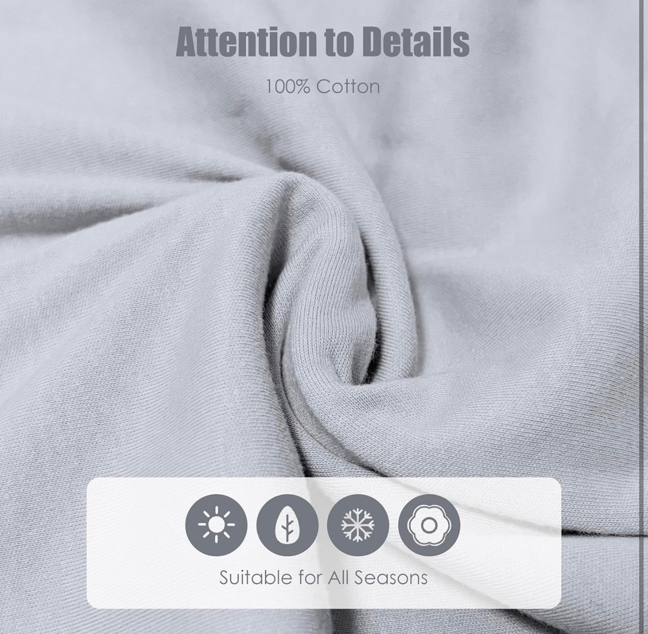 Paquete de 3 sacos de 0-6 meses para bebé SWEET DOLPHIN - 100% algodón, TOG 0.5