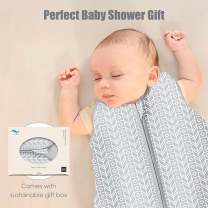 Paquete de 3 sacos de 0-6 meses para bebé SWEET DOLPHIN - 100% algodón, TOG 0.5