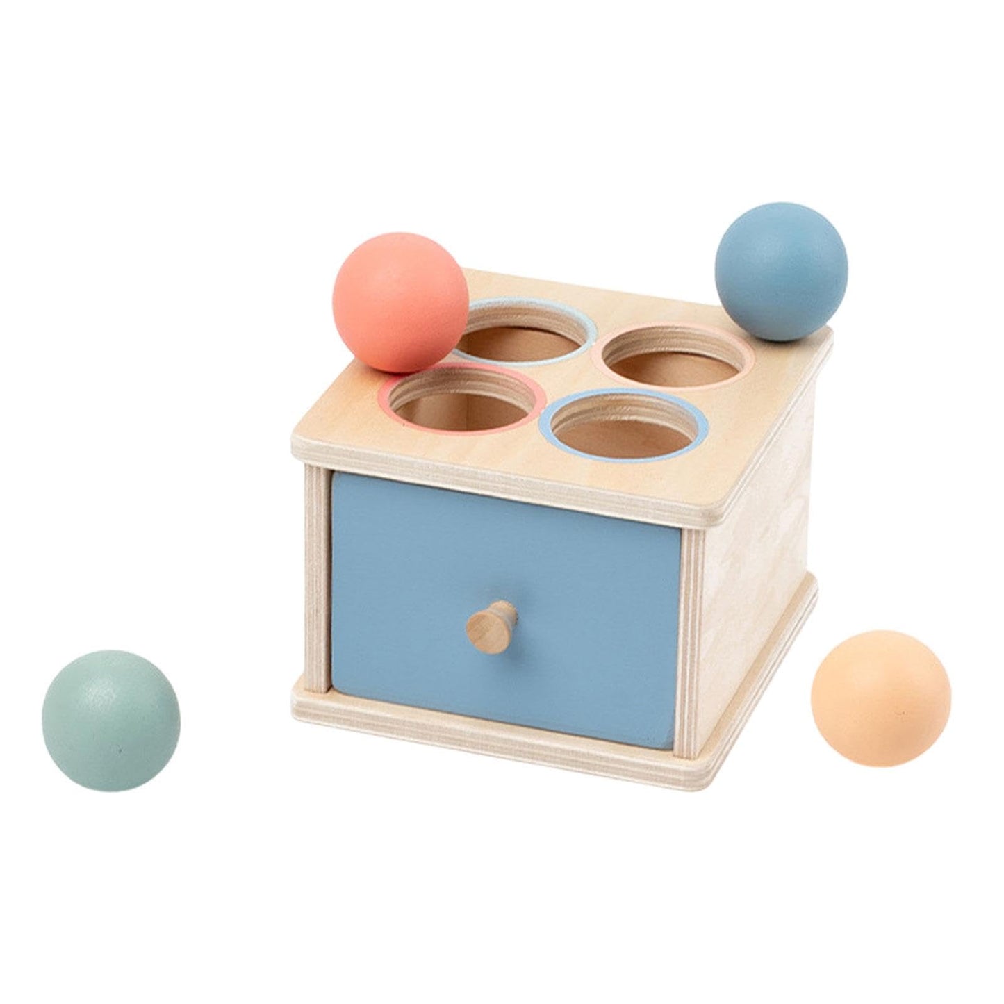 Caja de permanencia de objetos de madera