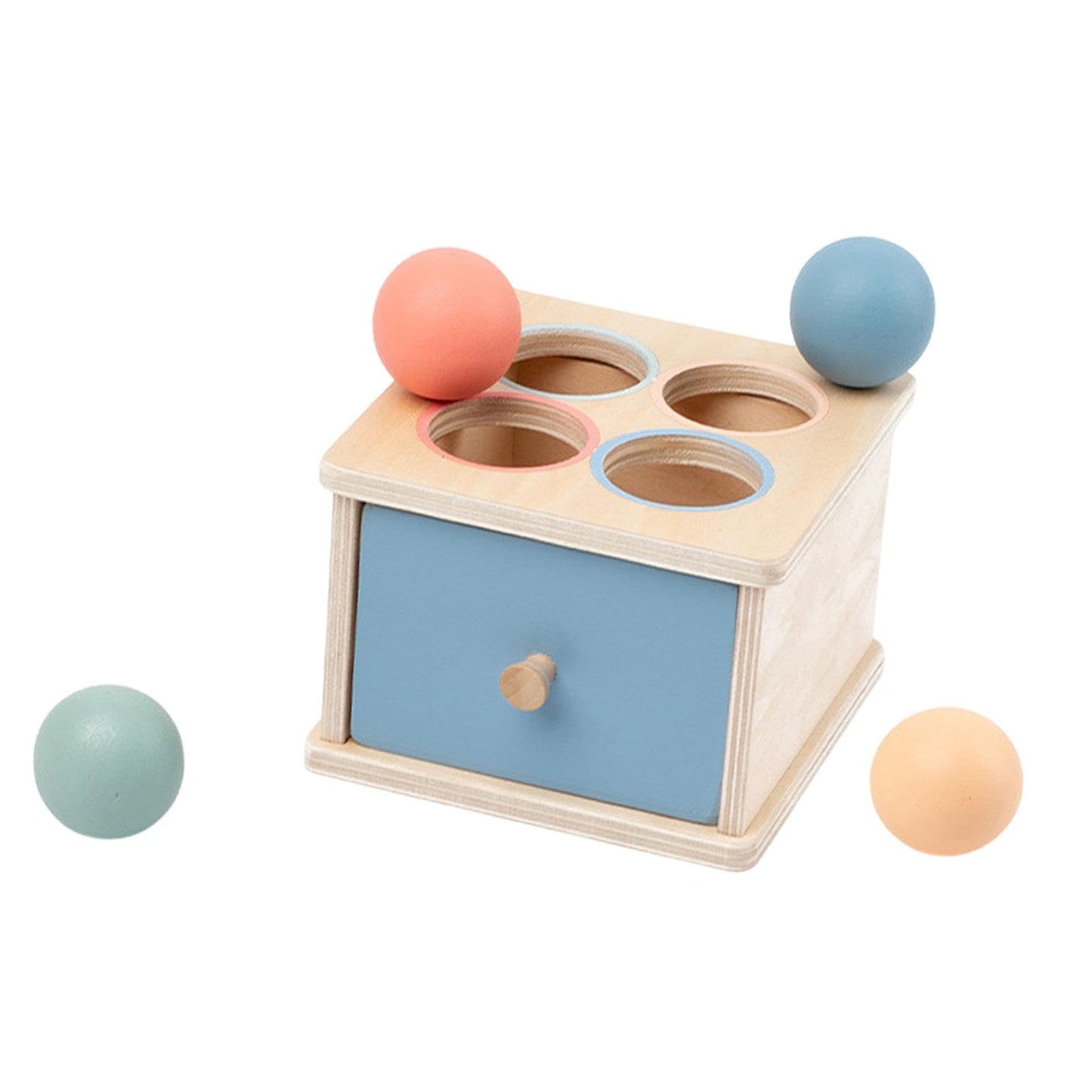 Caja de permanencia de objetos de madera