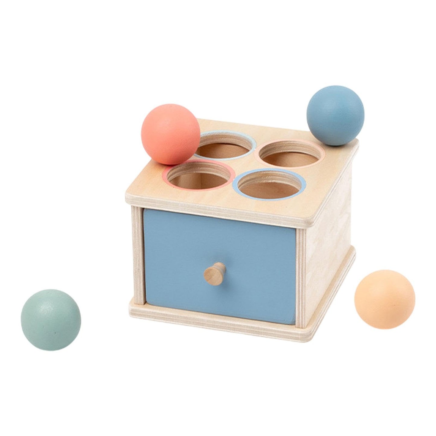 Caja de permanencia de objetos de madera