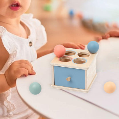 Caja de permanencia de objetos de madera