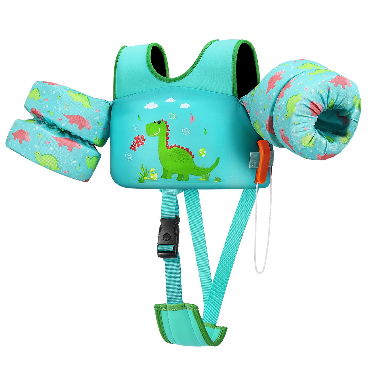 HeySplash Chaleco de natación para niños pequeños, flotadores para niños de 12 a 32 libras (6-15kg)