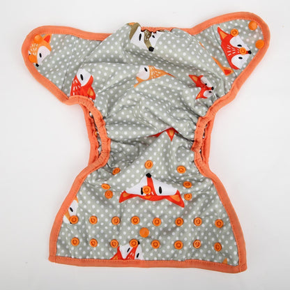 Funda para pañales para bebé, talla única, 3- 15kg (Baby Foxes)