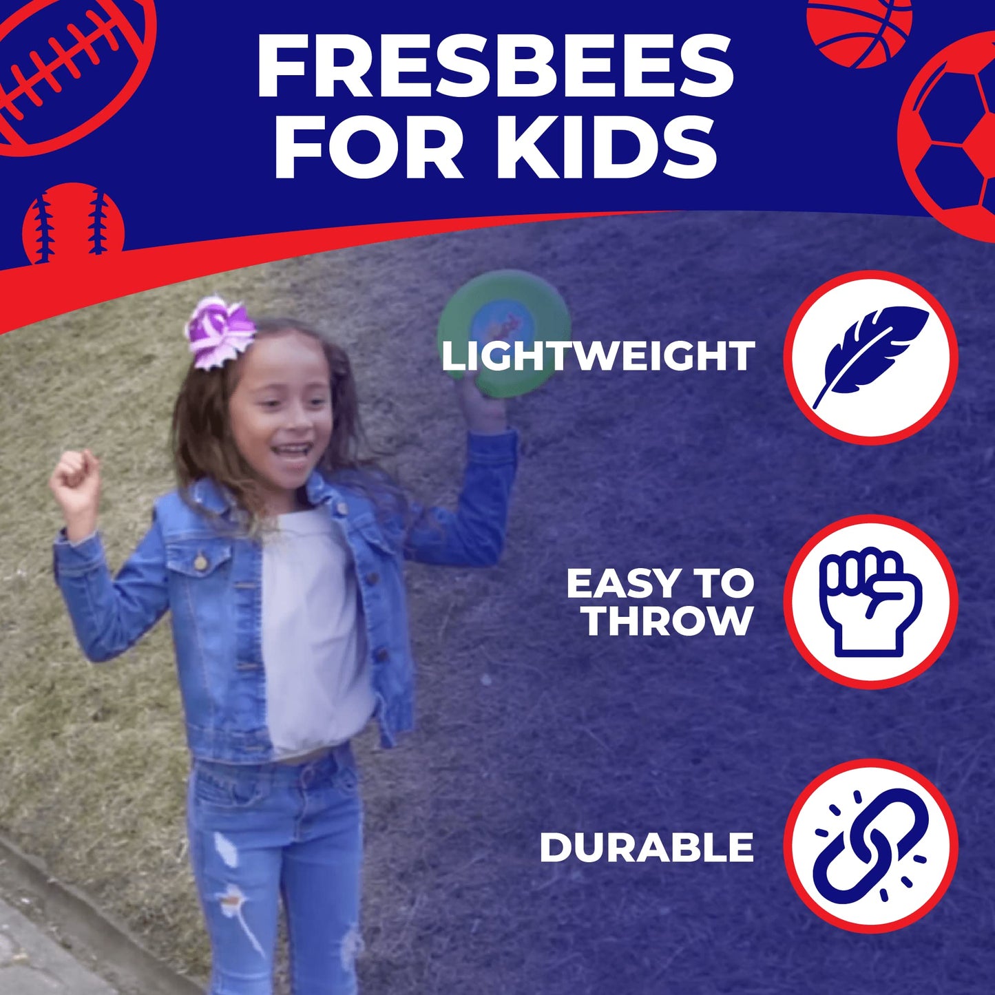 Toysery Juego de pelotas deportivas de espuma para niños