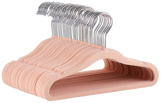 30 perchas antideslizantes de terciopelo para niños, 11.6 pulgadas