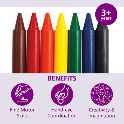 Juego de 200 crayones arcoíris para niños