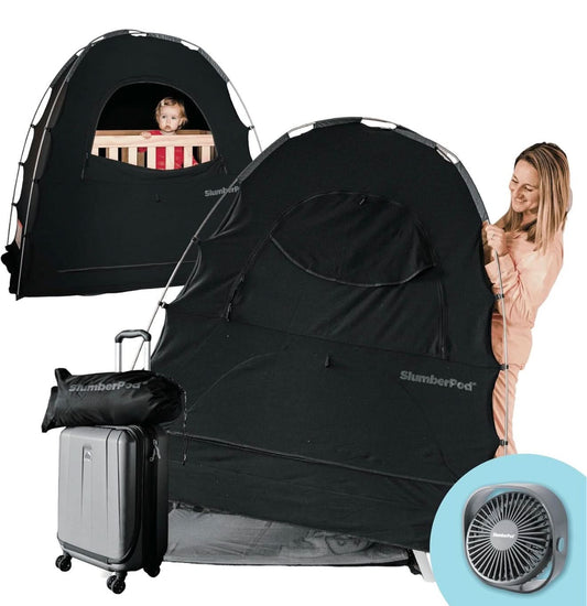 SlumberPod con ventilador: La tienda de campaña original para dormir con oscurecimiento total