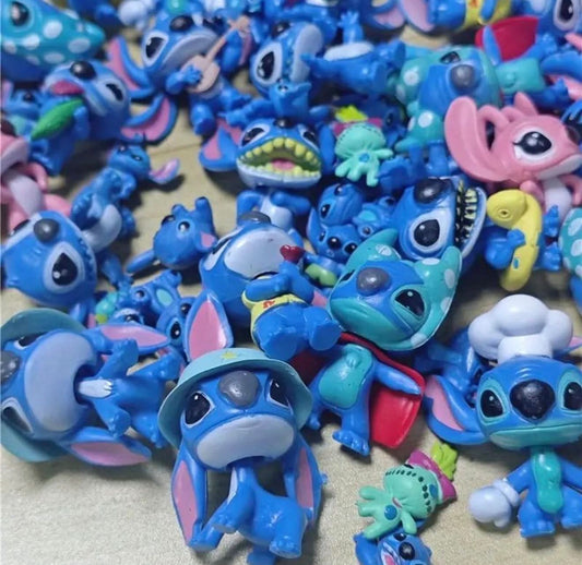 10 piezas figuras de Stitch
