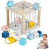 A&I Products Cubo de madera para bebes