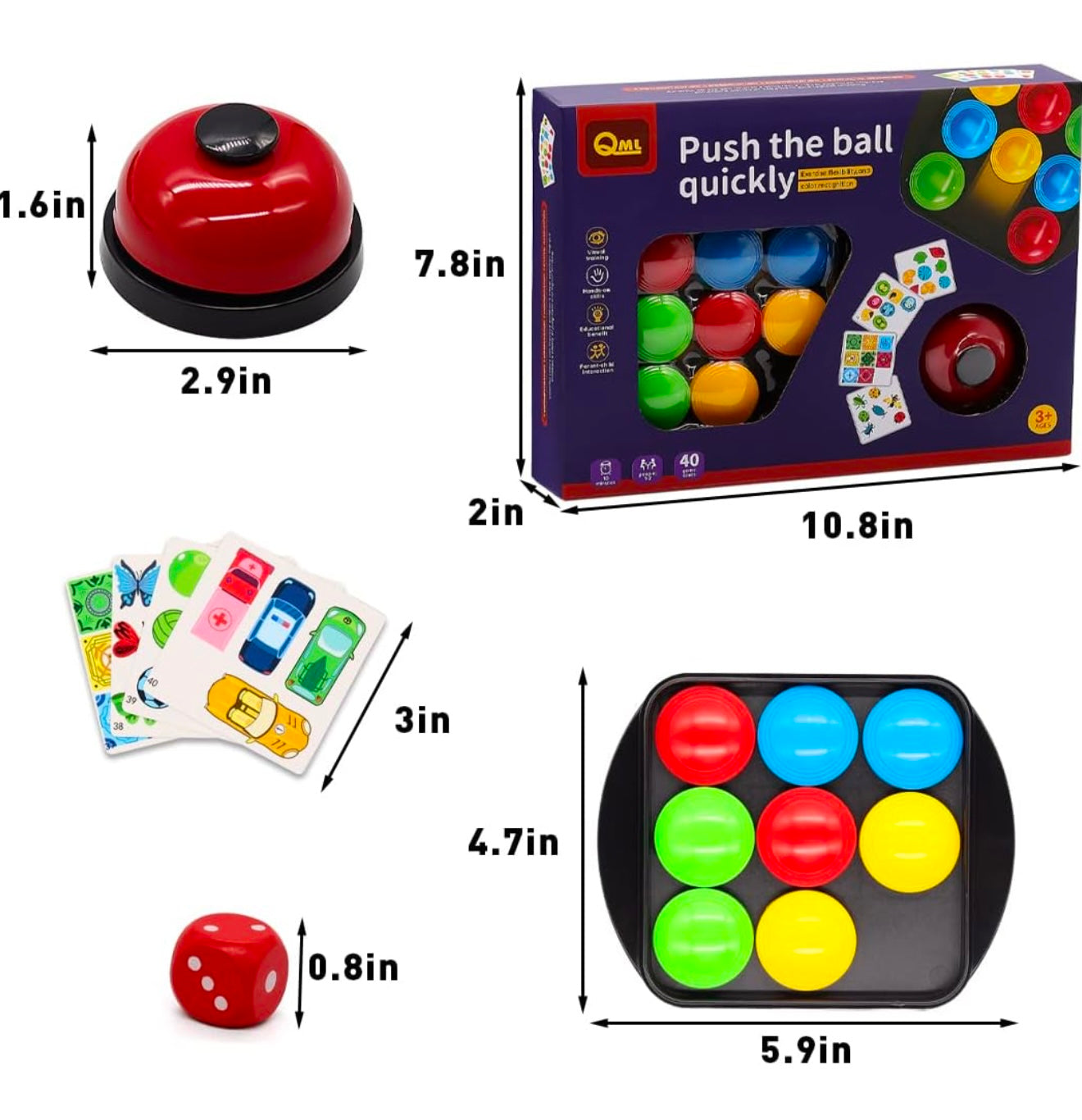 Juegos de mesa Crazy Push and Push