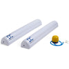 Barandillas de cama inflables Delta Children para niños pequeños y niños con bomba de pie (paquete de 2)