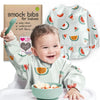 Baberos para comer - Babero impermeable para bebés de 6 a 12 meses