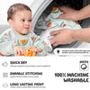 Baberos para comer - Babero impermeable para bebés de 6 a 12 meses