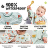 Baberos para comer - Babero impermeable para bebés de 6 a 12 meses