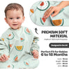 Baberos para comer - Babero impermeable para bebés de 6 a 12 meses