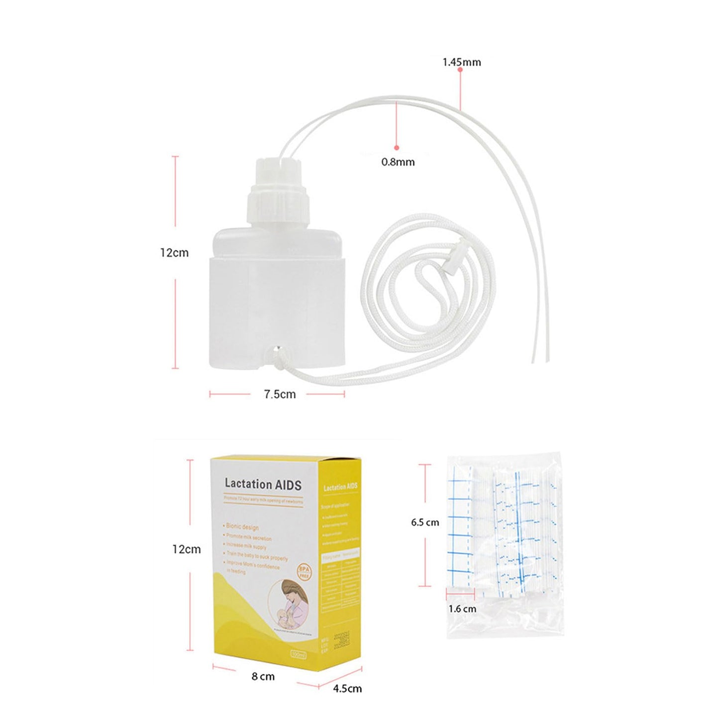 Suplemento ergonómico de leche Milk Buddy Baby Bottle Aid