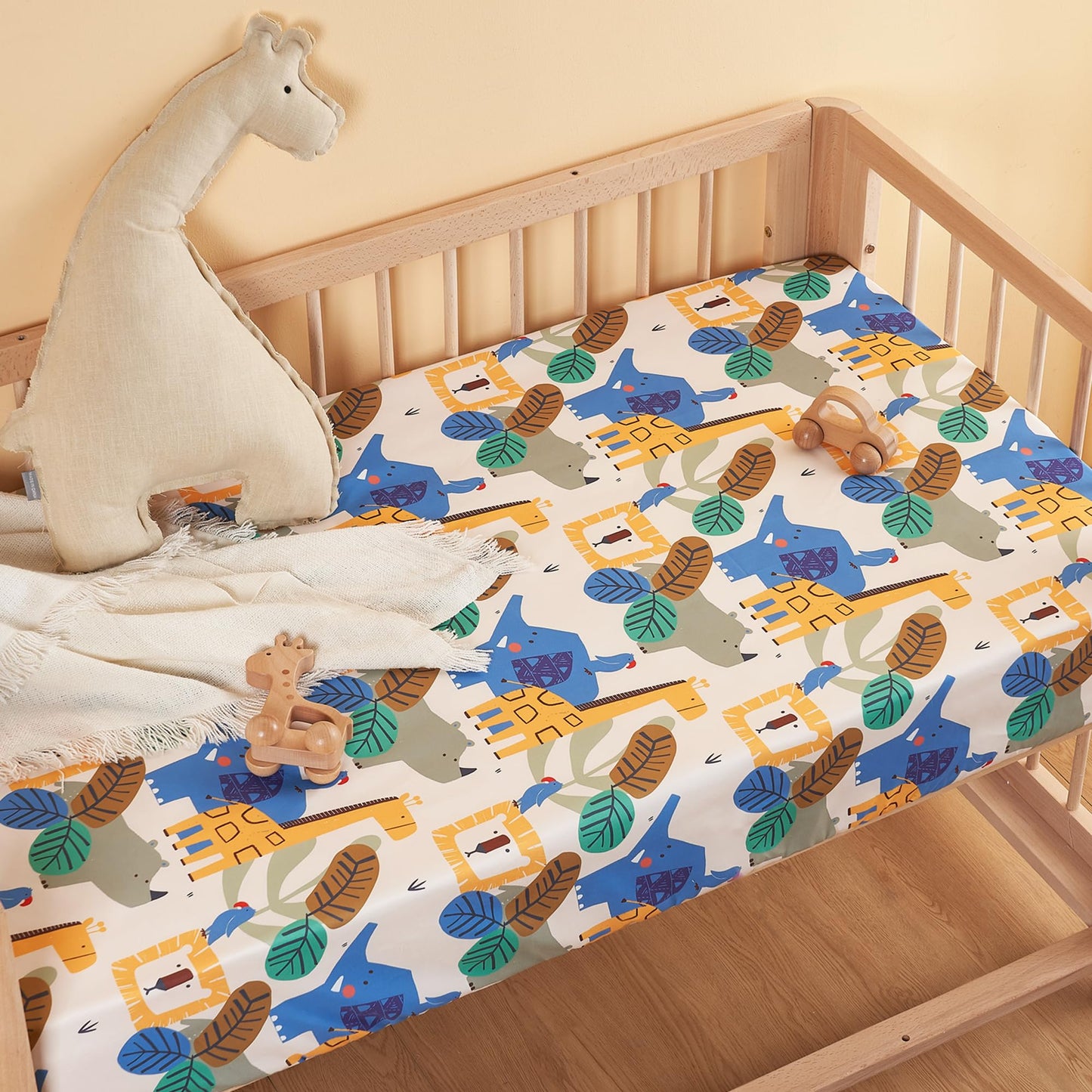 TILLYOU Sábanas de cuna para bebé para niños y niñas