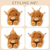 Highland Cow - Animales de peluche para microondas