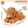 Highland Cow - Animales de peluche para microondas