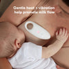 Frida Mom Masajeador de lactancia 2 en 1: múltiples modos de calor + vibración para conductos de leche obstruidos