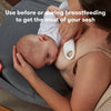 Frida Mom Masajeador de lactancia 2 en 1: múltiples modos de calor + vibración para conductos de leche obstruidos