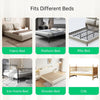 Riel plegable para cuna, protector de riel de cama de bebé 71x24 inch
