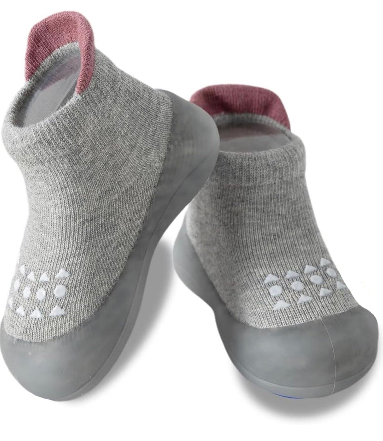 Zapatos de calcetín para bebé para caminar, antideslizantes, 12-18 meses
