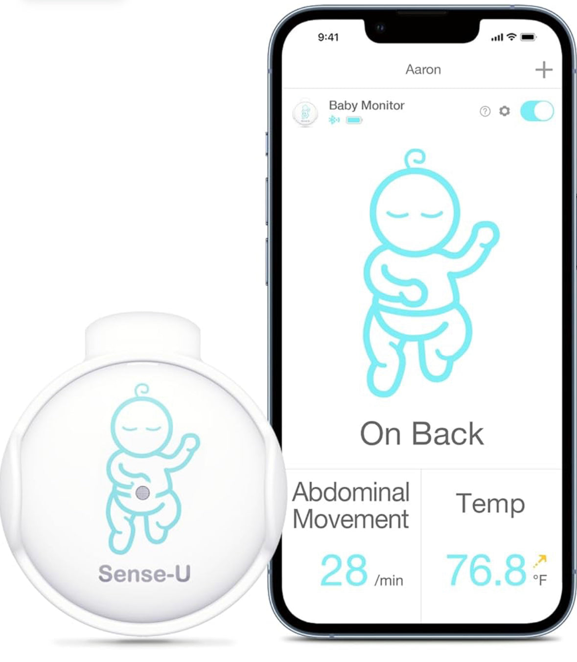 Sense-U Smart Baby Abdominal Movement Monitor