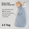 Saco de dormir de bambú para bebés de 12 a 18 meses, 2.5 tog