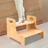 Miumaeov Taburete de 2 Escalones Escalera de Escalera de Madera