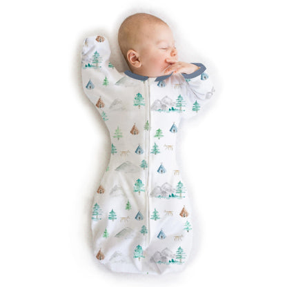 SwaddleDesigns Saco de envolver con brazos arriba, 3-6 meses