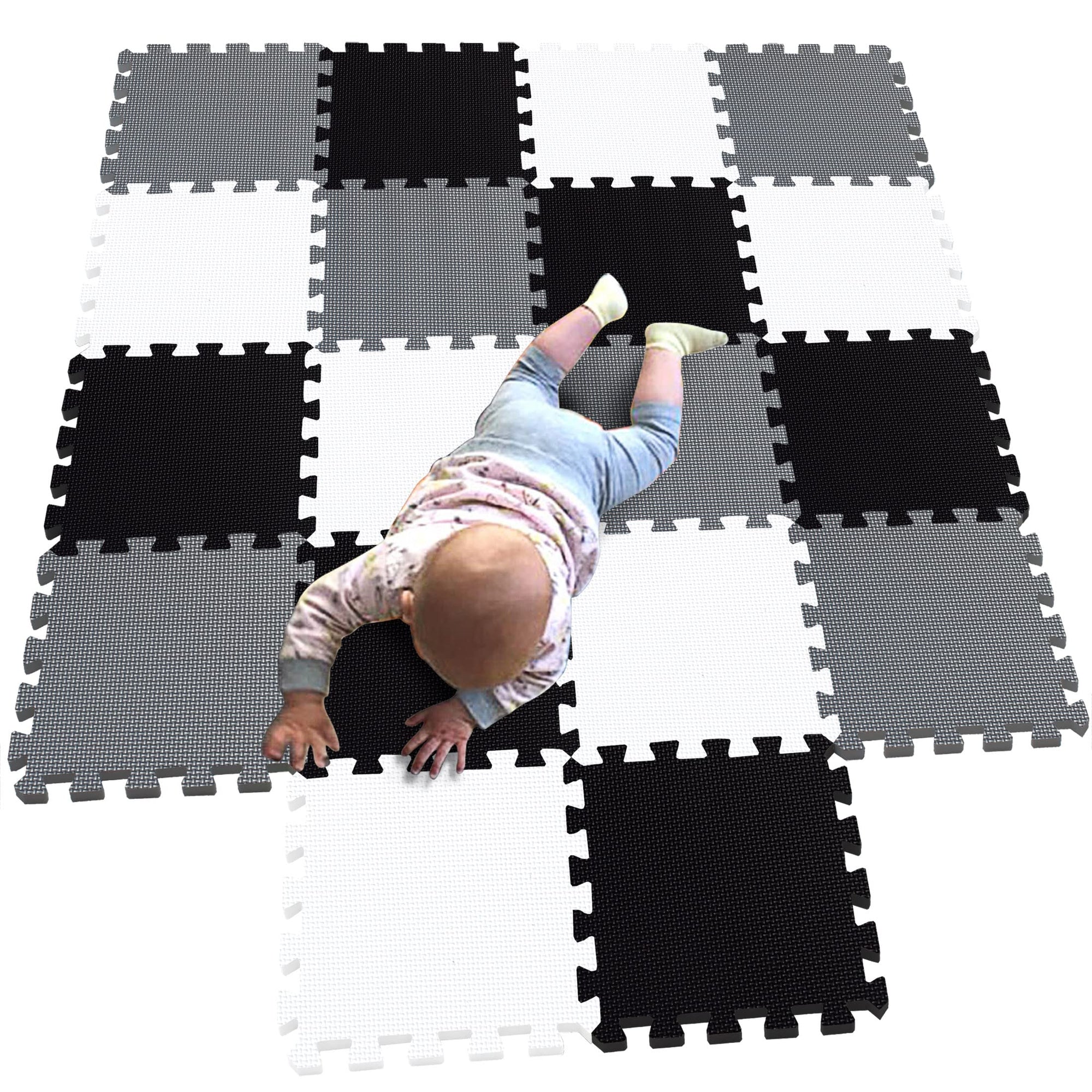 MQIAOHAM - 20 Tapetes de juego para bebe, tapete de espuma en forma de rompecabezas