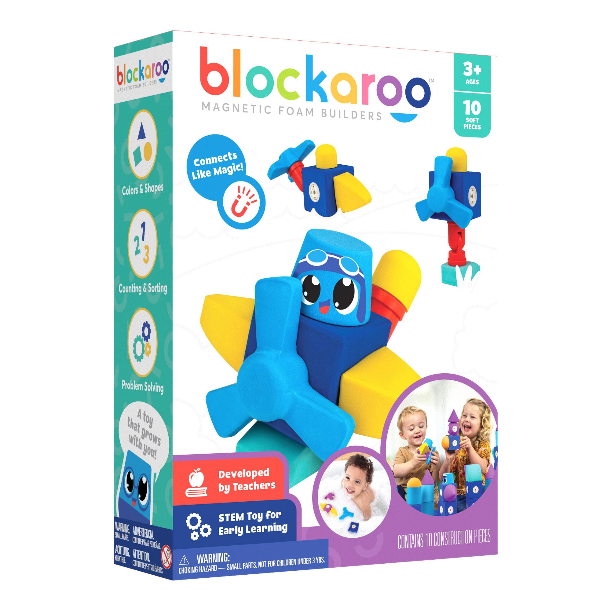 Blockaroo bloques magnéticos de espuma