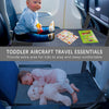 Cama de avión para niños pequeños, extensor de asiento de avión suave