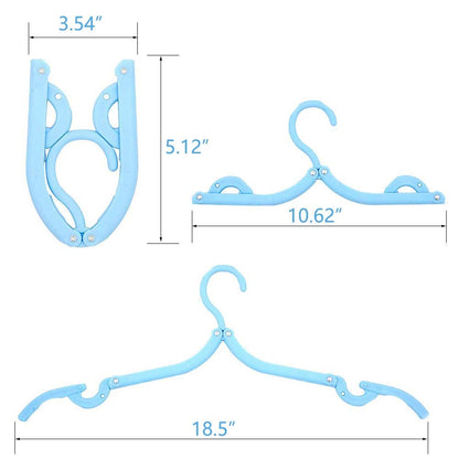 10 perchas de viaje plegables portátiles