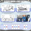 Cama de avión para niños pequeños, extensor de asiento de avión suave