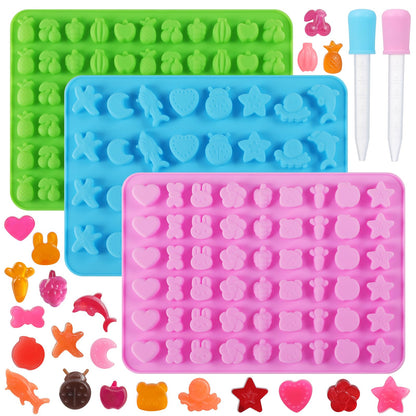 Moldes de silicona para osos de goma, tamaño pequeño