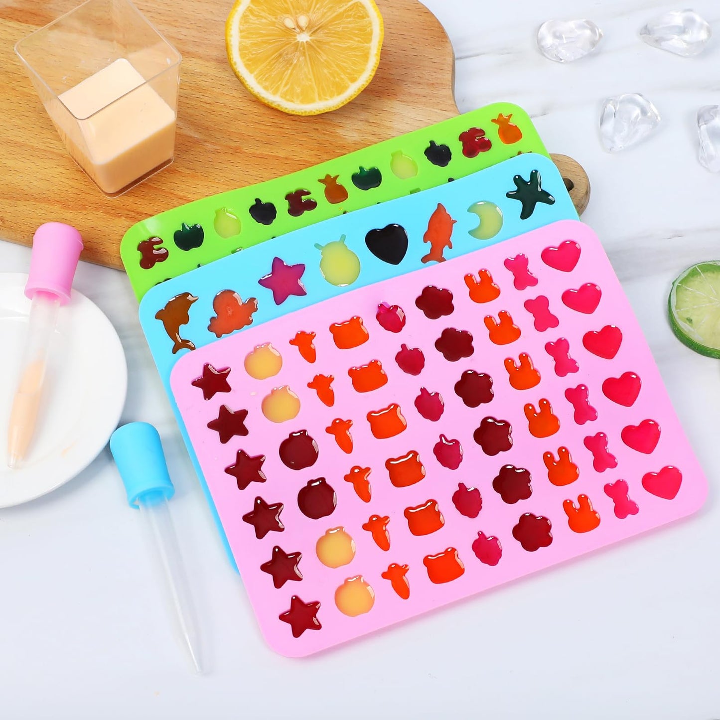 Moldes de silicona para osos de goma, tamaño pequeño