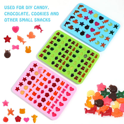 Moldes de silicona para osos de goma, tamaño pequeño