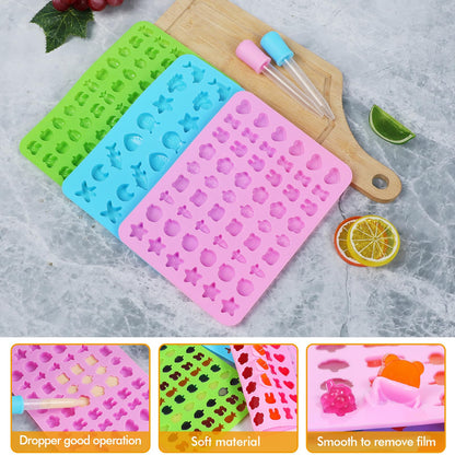 Moldes de silicona para osos de goma, tamaño pequeño